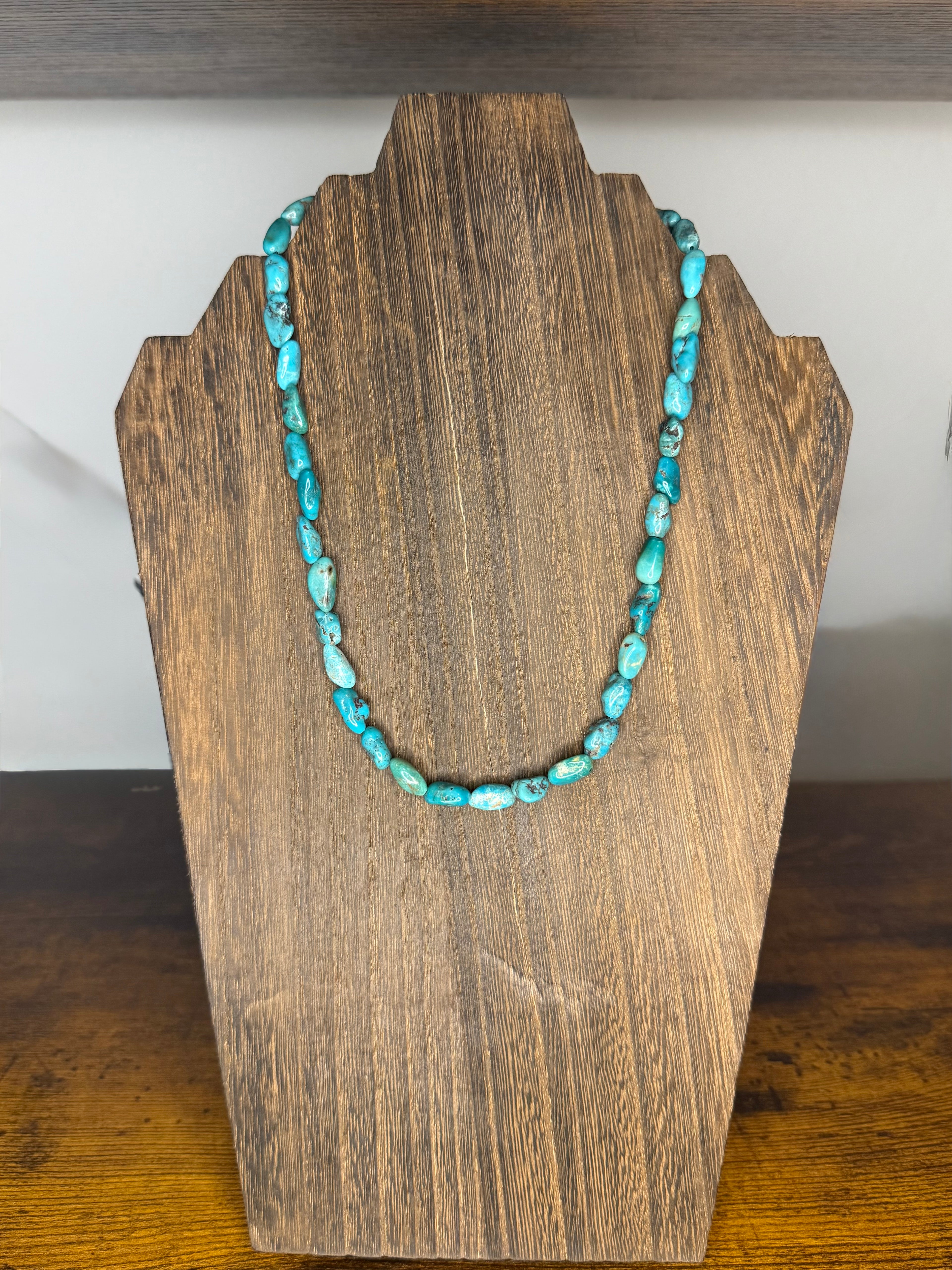 TQ Nugget Turquoise Necklace