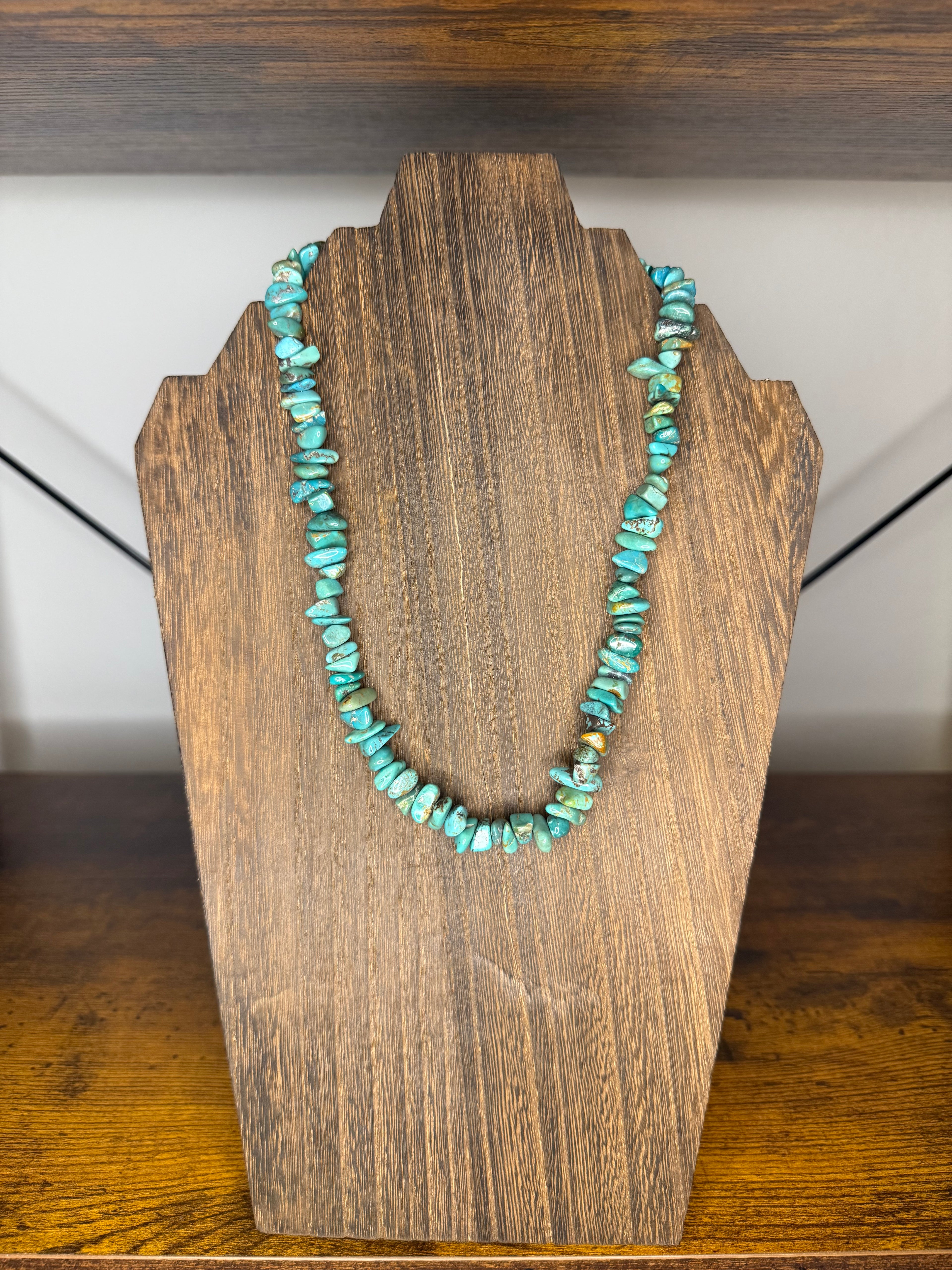 Turquoise Chip Necklace