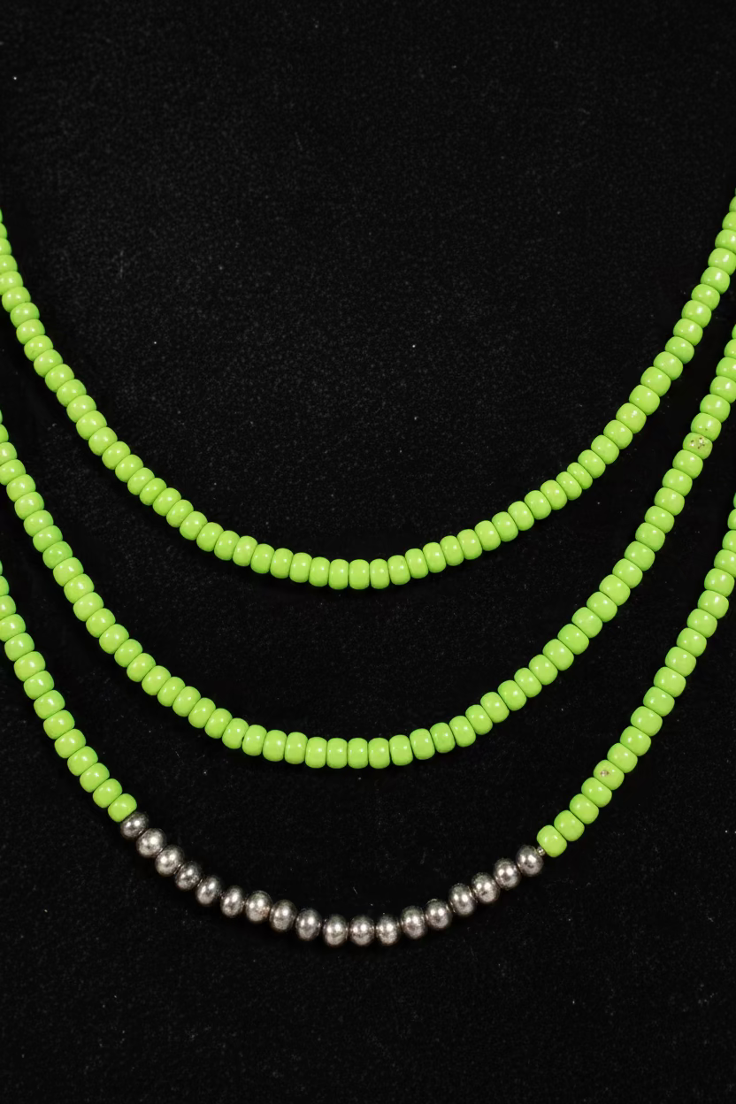Gaspeite Cascade Necklace